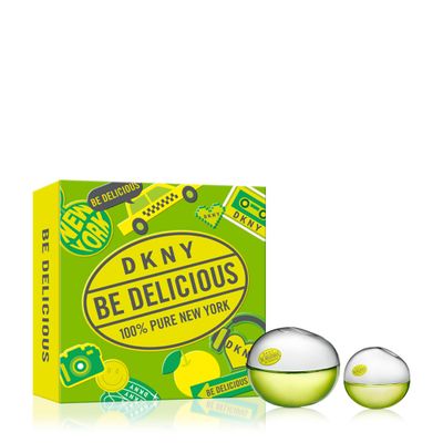 DKNY Be Delicious Eau de Parfum 2 Piece Gift Set For Women - Perfume Spray 3.4 Fl. Oz. 1.0 Fl. Oz.