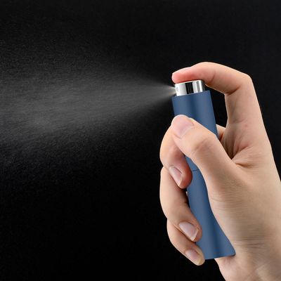 Lil Ray 8ML Portable Mini Perfume Atomizer Spray Bottle(4 PCS), Travel Refillable Atomizer Sprayer for Perfume,Cologn, Fragrance with Twist Design (Matte BlackRose GoldBlueSilver)