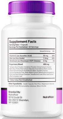 NutraRize (2 Pack) GlycoBoost - Official Glyco Boost Blood Support Formula, All Natural Capsules for Healthy and Stable Levels, GlycoBoost Blood Vessel Cleaner, Glyco Boost Optimizer (120 Capsules)