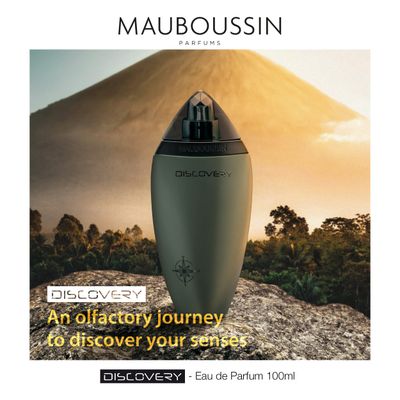 Mauboussin - Discovery 100ml (3.3 Fl Oz) - Eau de Parfum for Men - Woody, Aromatic Citrus Scents