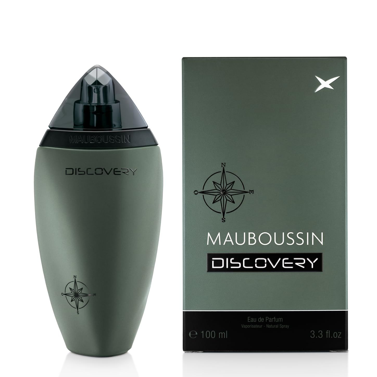 Mauboussin - Discovery 100ml (3.3 Fl Oz) - Eau de Parfum for Men - Woody, Aromatic Citrus Scents
