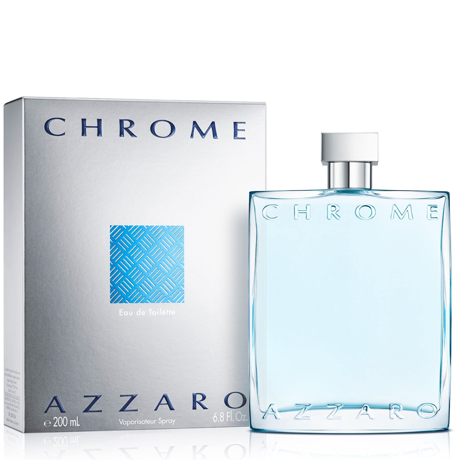 Azzaro Chrome Eau de Toilette - Citrus, Woody, Musky Men&#39;s Cologne