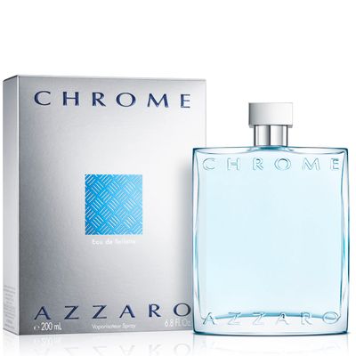 Azzaro Chrome Eau de Toilette - Citrus, Woody, Musky Men&#39;s Cologne