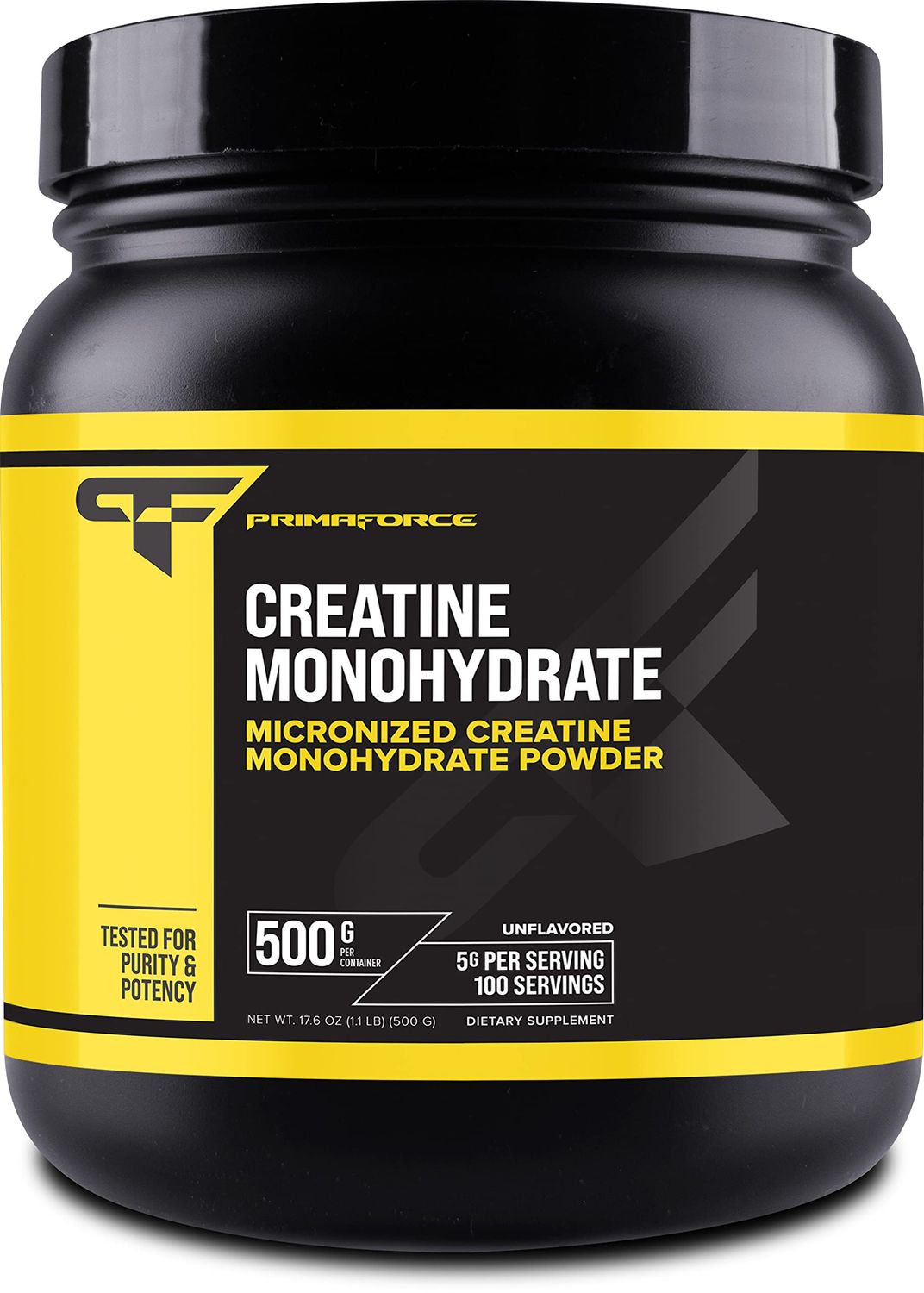 Primaforce Micronized Creatine Monohydrate Powder 500 Grams (1.1 Pounds)