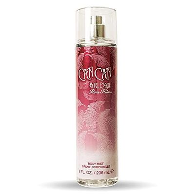 Paris Hilton Can Can Burlesque Body Mist Fragrance for Women Playful and Flirtatious Fruity and Floral Scent With Notes of Clementine, Nectarine, Cassis, Raspberry, and Wild Orchid 8 Oz