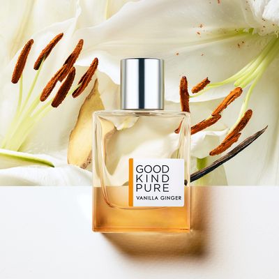 Good Kind Pure Vanilla Ginger Eau de Toilette Spray - Energizing, Gourmand Fragrance - A blend of Casablanca Lily Warm Vanilla - Clean, Vegan, Long-Lasting Formula - 1.0 Fl Oz