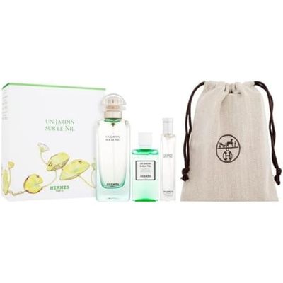UN JARDIN SUR LE NIL by Hermes, EDT SPRAY 3.3 OZ SHOWER GEL 1.3 OZ EDT SPRAY 0.5 OZ