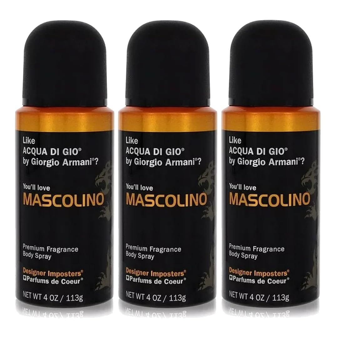 Parfums De Coeur Bod Man Mascolino Fragrance Body Spray for Men 4 oz (3)