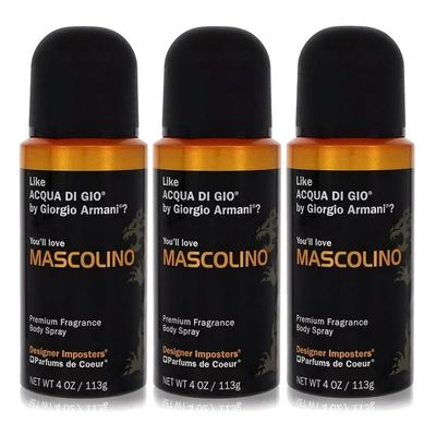 Parfums De Coeur Bod Man Mascolino Fragrance Body Spray for Men 4 oz (3)