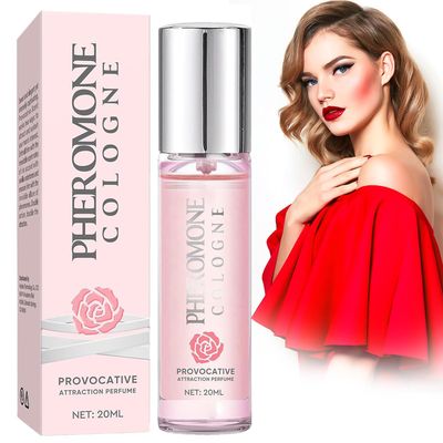 Pheromones Perfumes for Women, Pheromone Perfume with Unique Scent, Portable Pure Women Pheromone Perfume, Roll-on Design, Elegance Long Lasting, 20 ML