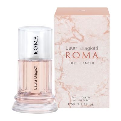 Laura Biagiotti Roma Fiori Bianchi For Women 1.7 oz EDT Spray