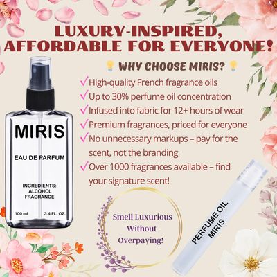 MIRIS No. 570698 Inspired Unisex For Women and Men Eau de Parfum 3.4 Fl Oz