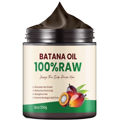 Batana Hair for Growth Oil 8OZ Pure Cold Pressed Formula Regrowth Hair Oils 100 Raw Batana Oil Hair Oils Mask Treatment Conditioner for Frizzy Enhances Hair Thickness Prevents Loss Men Women