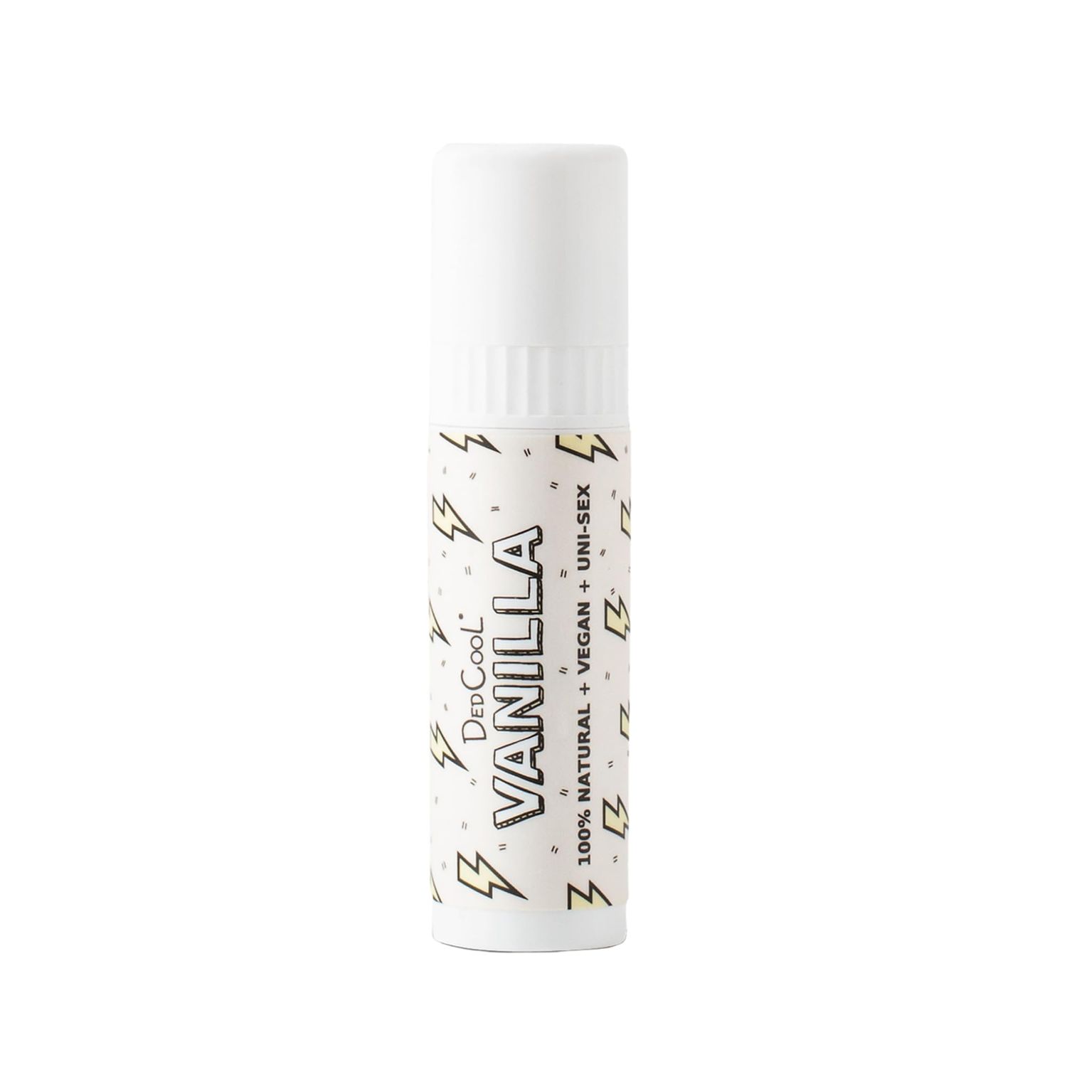DedCool - Lip Balm Stick (Vanilla) Jumbo, Vegan, Flavored, Coconut Oil Lip Balm, Long Lasting, Moisturization, Hydrates Dry Chapped Lips, Vegan, Natural, Clean, Non-Toxic, Fragrance For All