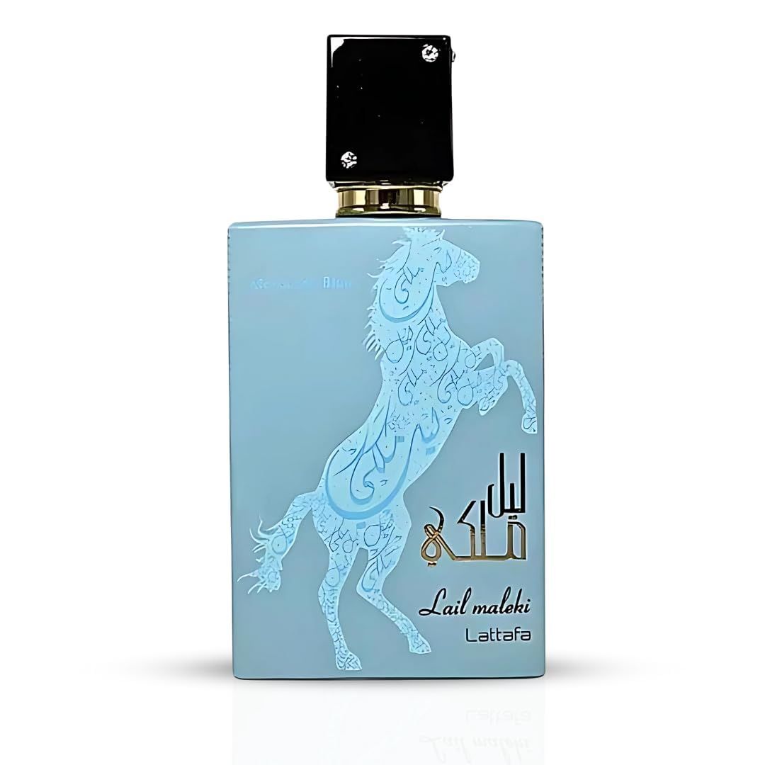 Lail Maleki Moroccon Blue Eau De Parfum Spray 100ML (3.4 OZ) By Lattafa A Blend Of Citrus, Warm Florals Woody Oud For A Lasting Impression.