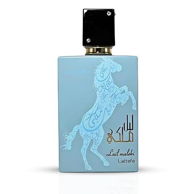 Lail Maleki Moroccon Blue Eau De Parfum Spray 100ML (3.4 OZ) By Lattafa A Blend Of Citrus, Warm Florals Woody Oud For A Lasting Impression.