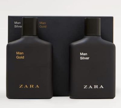 ZARA MAN GOLD ZARA MAN SILVER EDT 100 ML (3.4 FL. OZ).