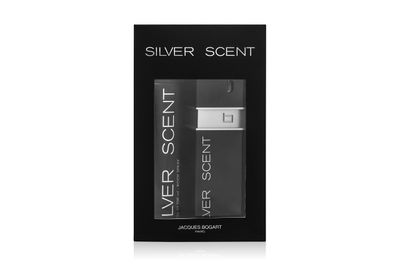 Jacques Bogart Silver Scent for Men - 2 Pc Gift Set 3.33oz EDT Spray, 6.66oz Body Spray