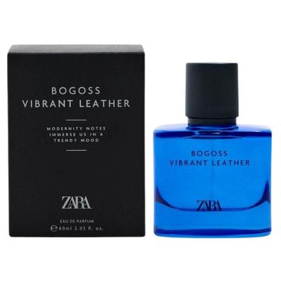 Zara Bogoss Vibrant Leather EDP Eau De Parfum Cologne for Men 60 ML (2.03 FL. OZ)