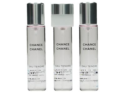 Chanel Chance Eau Tendre Twist Spray Eau De Toilette Refill 3x20ml