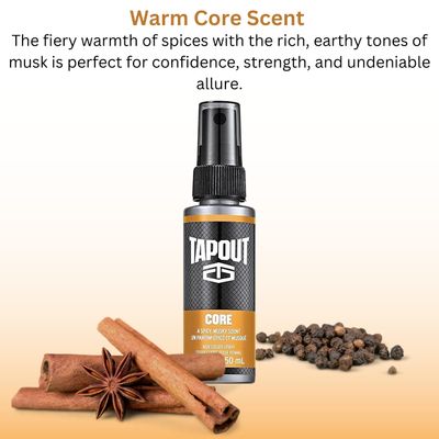 TAPOUT Body Spray for Men 5 Piece Set 1.5 Fl Oz