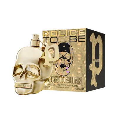 Police Born To Shine for Him Cologne for Men - Notes of Spearmint Oil, Apple Accord, and Mandarin Oil - Powerful and Energetic - 4.2 oz EDT Spray