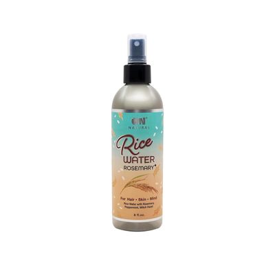 On Natural Face Hair Mist -Rose Water, Rice Water, Tumeric Water or Aloe Vera Water, Natural Refresh Scent, Hydrate Skin and Hair All Day, Made in Korea (8 Fl oz, RICE WATER-ROSEMARY)