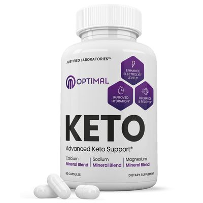 Optimal Keto Pills 1275MG New Improved Formula Contains Apple Cider Vinegar Extra Virgin Olive Oil Powder Green Tea Leaf 60 Capsules