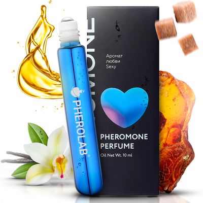 PHEROLAB Sexy Pheromone Perfume Oil for Men - Attract Women, Boost Male Appeal, Long-Lasting Human Pheromone Concentrate, 10ml