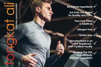 VH Nutrition TONGKAT ALI Extra Strength Hormone Support for Men 200 to 1 Blend Standardized Eurycoma Longifolia (LongJack) Extract Powder 60 Capsules