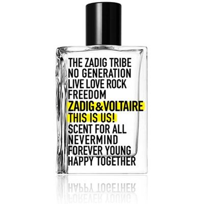 Zadig Voltaire This Is Us! Unisex EDT 3.3 Fl Oz