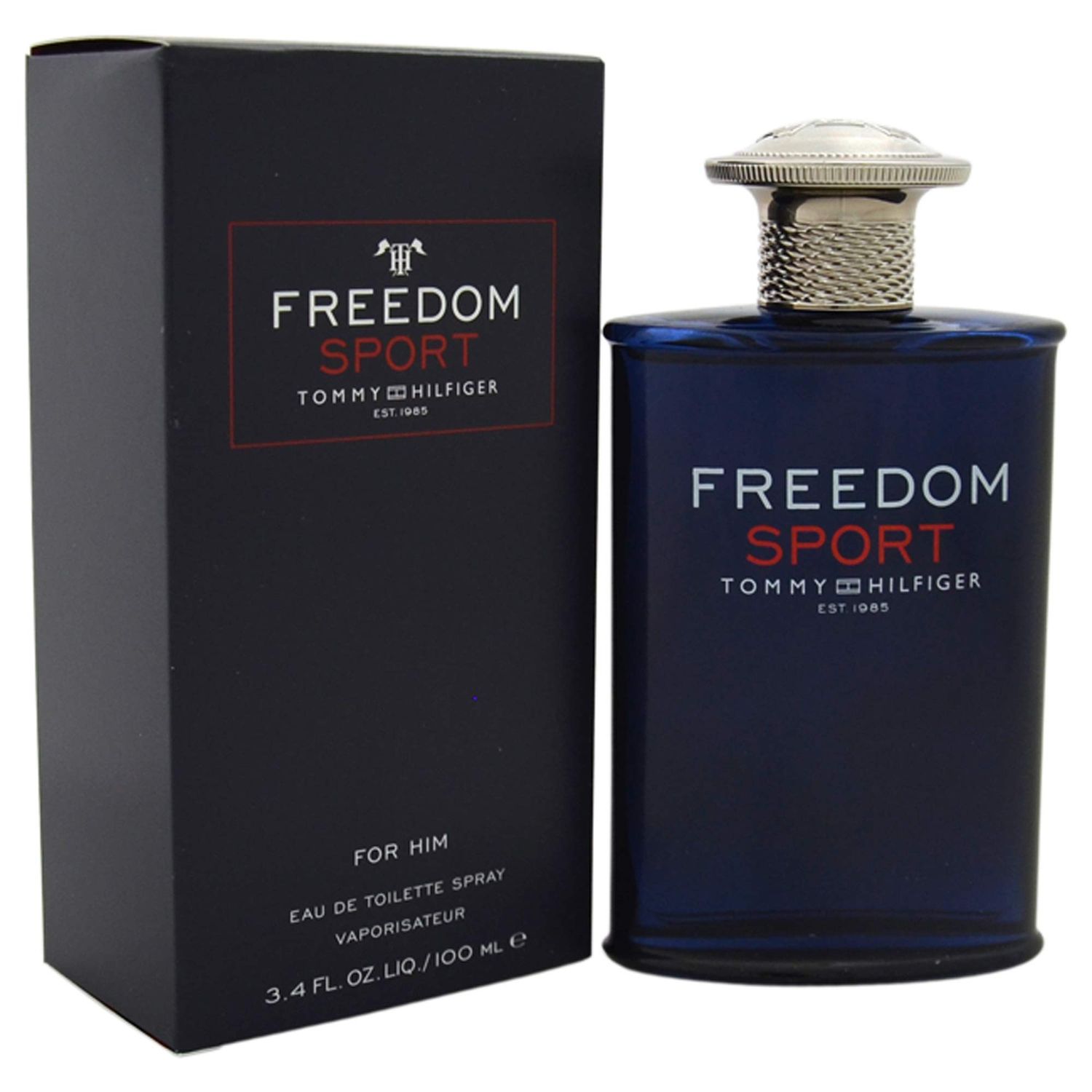 Tommy Hilfiger Freedom Sport EDT Spray for Men, 3.4 Ounce