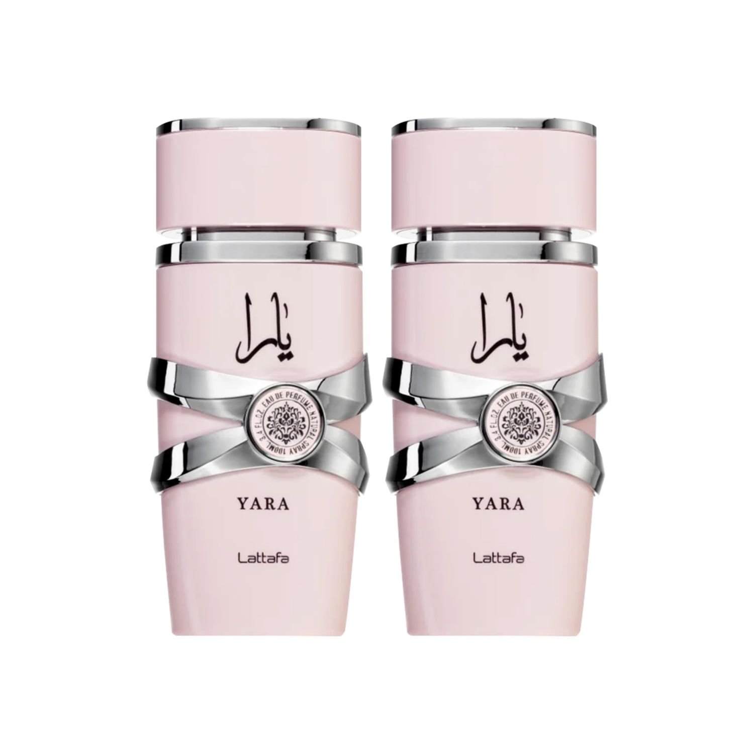 Lattafa Yara for Women Eau de Parfum Spray, 3.4 Ounce (Pack of 2)