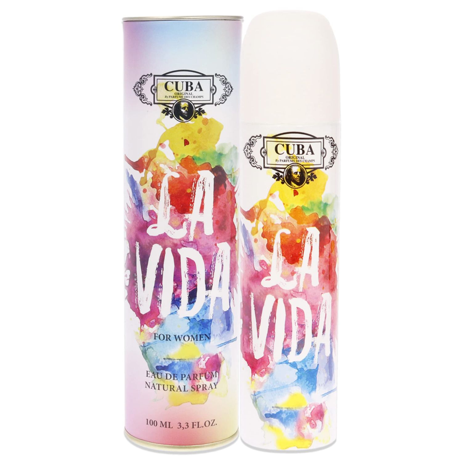 Cuba La Vida Eau De Parfum Spray Fragrance for Women, 33 Ounce (I0080103)