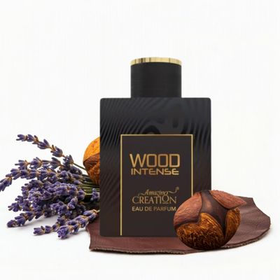 Amazing Creation Wood Intense EDP For Men, 3.4 Fl Oz 100ml