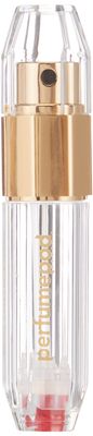 Perfume Pod Crystal Refllble Fragrance Atomizer with 65 Sprays, 5 ml, Gold