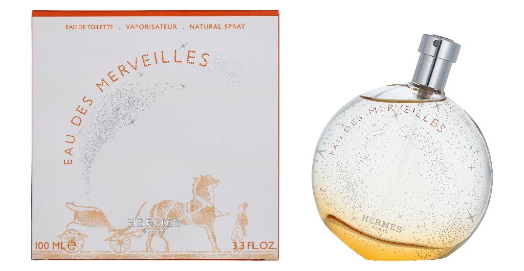 Hermes Eau Des Merveilles Eau De Toilette Spray 3.3 Oz 100 Ml for Women