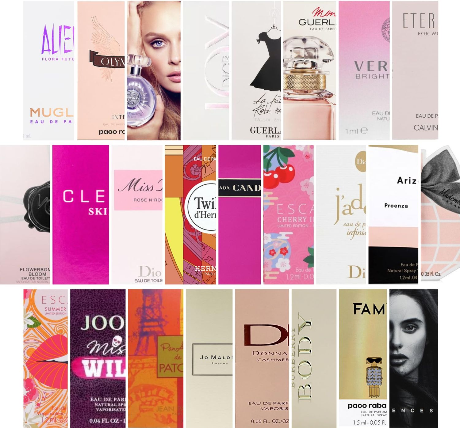 Pilestone Women&#39;s Designer Fragrance Sampler Set - Luxury High End Perfume Vial Sample Most Popular (15 Random Vials)