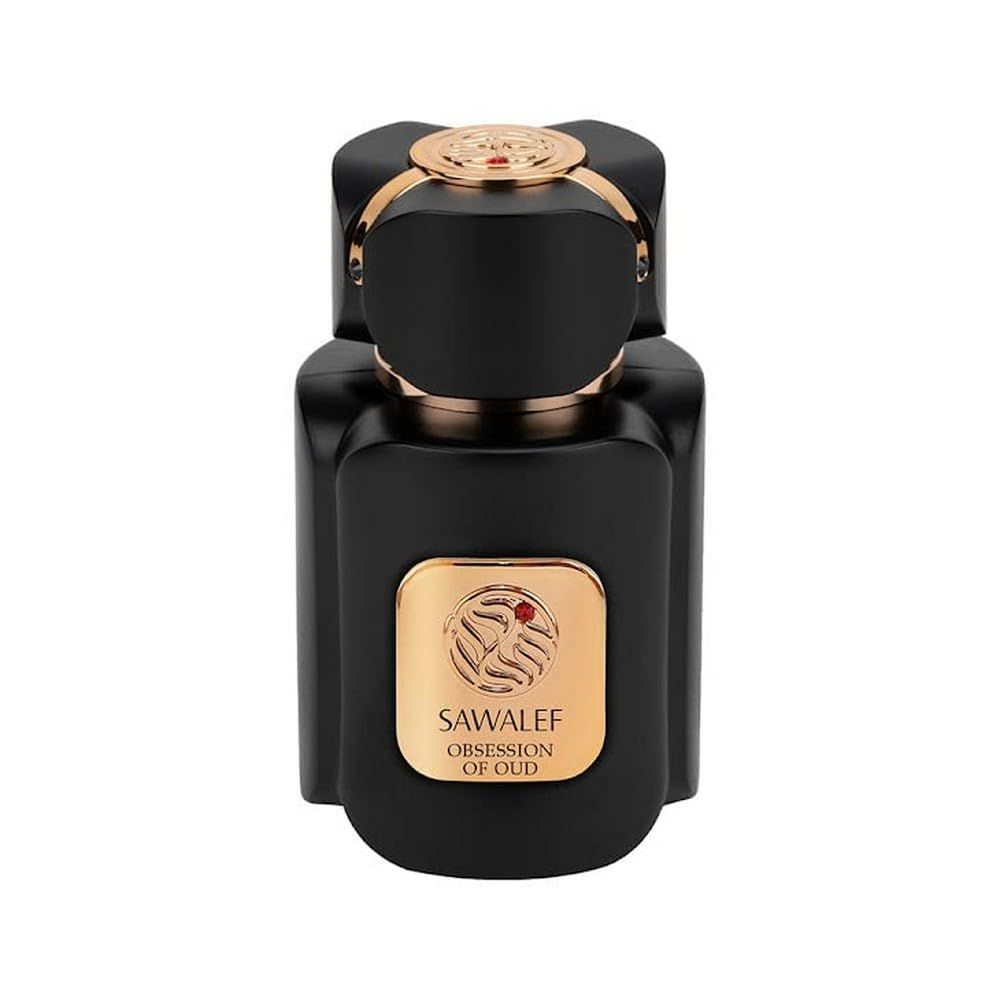 Sawalef Obsession of Oud - Body Spray for Women - Rich and Seductive Elixir De Parfum - Unique Blend of Honey and Turkish Rose - 2.7 oz EDP Spray