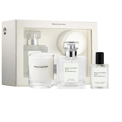 Maison Louis Marie - No.04 Bois de Balincourt Luxury 3-Piece Gift Set Premium Clean Beauty Non-Toxic Fragrance