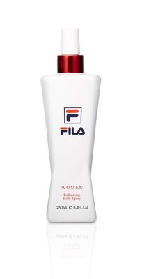 FILA Refreshing Body Spray for Women - Aquatic, Energizing Designer Body Spray Fragrance - Notes Of Mandarin And Passion Fruit - Intense, Long Lasting Scent, Streamlined White Bottle - 8.4 Oz