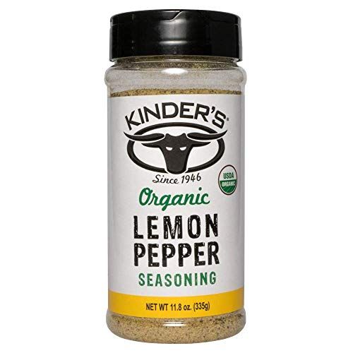 Kinder&#39;s Organic Lemon Pepper Seasoning, 11.8 OZ, One pack