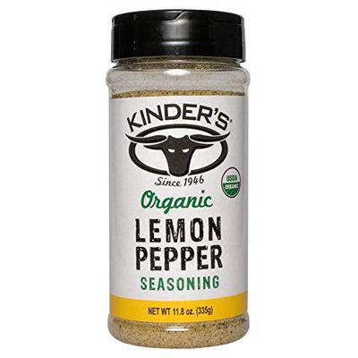 Kinder&#39;s Organic Lemon Pepper Seasoning, 11.8 OZ, One pack