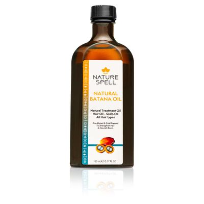 Nature Spell Batana Oil For Hair Growth, 100 Pure Cold Pressed Batana Oil From Honduras, Pre-Diluted Hair Growth Oil Suitable For All Hair Types, 5.07 Fl Oz