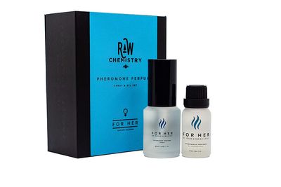 RawChemistry For Her A Pheromone Infused Perfume Gift Set - Elegance, Extra Strength Pheromone Infused Formula 1 Fl. Oz