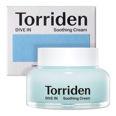 Torriden DIVE IN Hyaluronic Acid Soothing Cream 100ml (3.38 fl. oz) Revitalizing Facial Moisturizer for Sensitive and Dry Skin Hyaluronic Acid, Panthenol, Allantoin