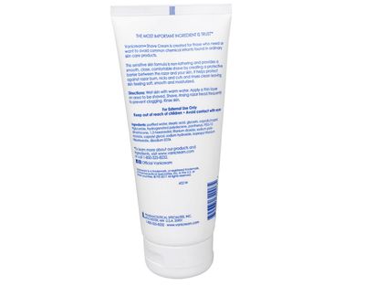 Vanicream Shave Cream Fragrance, and Gluten Free For Sensitive Skin 6 Ounce