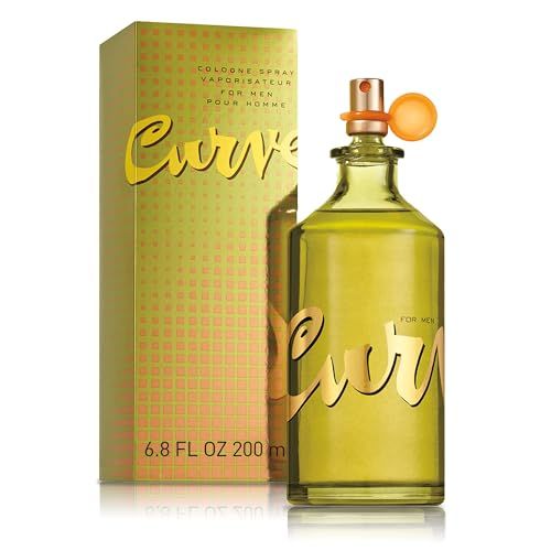Curve Men&#39;s Cologne Fragrance Spray, Spicy Wood Magnetic Scent for Day or Night, 6.8 Fl Oz