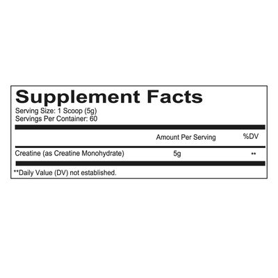 REDCON1 Creatine Monohydrate - Keto Friendly Vegan Pre Post Workout Supplement - Creatine Powder to Support Recovery Athletic Performance (60 Servings)