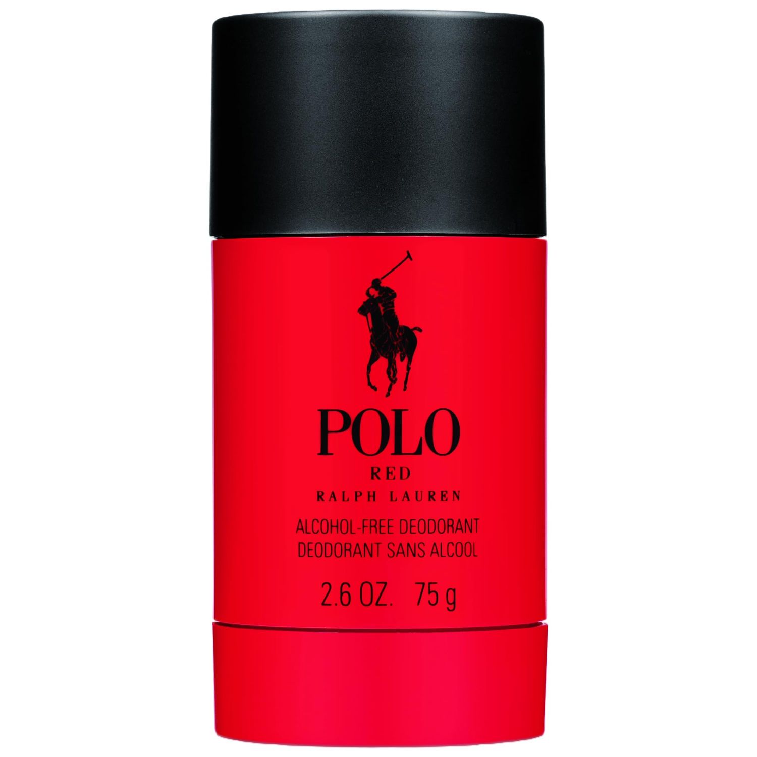 RALPH LAUREN FRAGRANCES Polo Red - Men&#39;s Deodorant - Woody Spicy - With Grapefruit, Saffron, and Redwood - Alcohol-Free, Long Lasting - 2.6 Oz